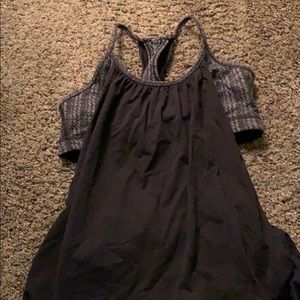 Lululemon No Limit workout top.